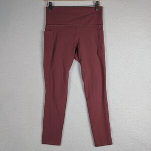 Athleta Salutation Stash Pocket II 7/8 Leggings Women’s Small Mauve